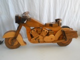 Handmade Wooden MotorCycle