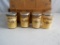 Case of Superior Snuff Empty Glass Jars