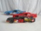 Lot of 3 Wooden Race Cars
