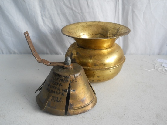 Lot of 2 Brass Pieces