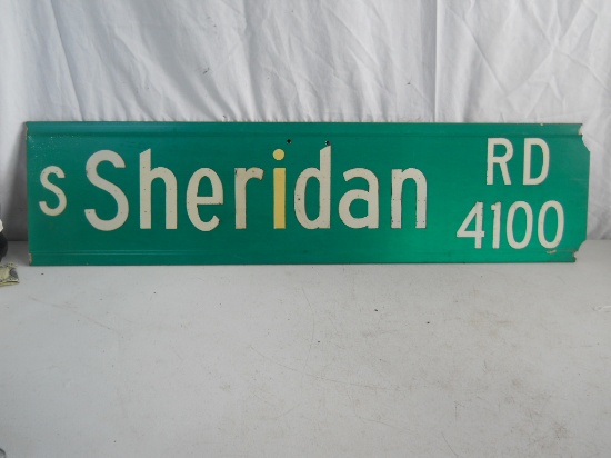 S. Sheridan Rd. 4100 Sign