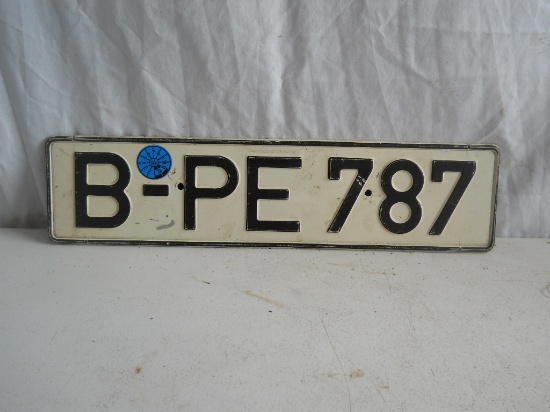 Herrmann Otto German License Plate