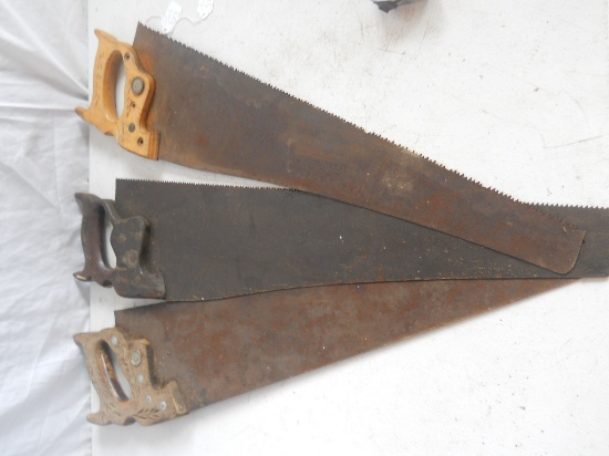 Lot of 3 Hacksaws
