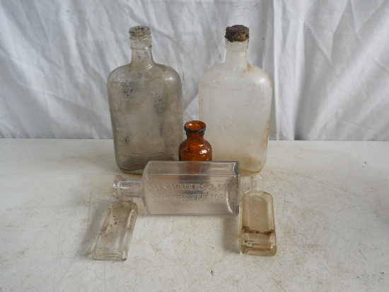 Mixed Lot of Glass Bottles