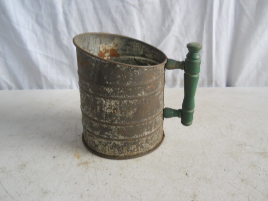 "Perfect" Flour Sifter Full of Marbles