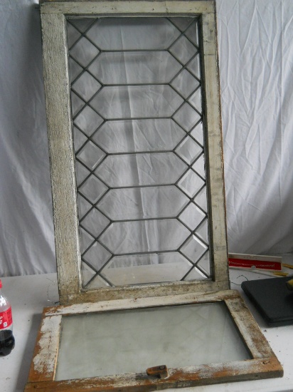 Lot of 2 Antique Windows