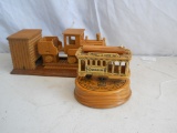 Lot of 2 Train Themed Musicical Figures