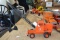 Unit Mobile Crane Orange W/ Clamshell and Hook