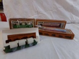 Lot of 4 Tyco Cars (2) are Southern Railroad Pulpwood Cars