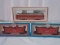 Lot of 3 Train Cars, (2) Model Power #1435 Caboose & Bachmann Pacific Electric Trolley #5612
