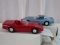 (2) Plastic Dealer Promo Corvettes