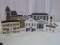 Lot of (8) Wooden Store & Building Fronts (Some Local Some Not)