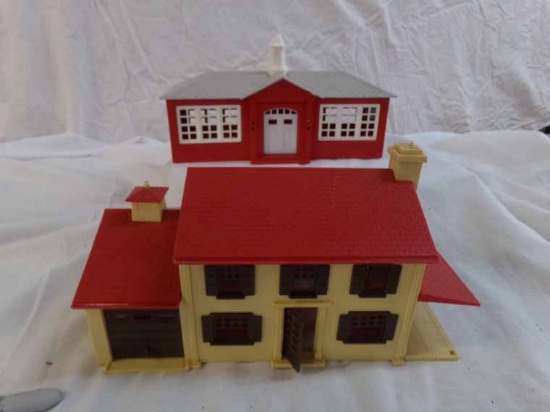 Plasticville House & School
