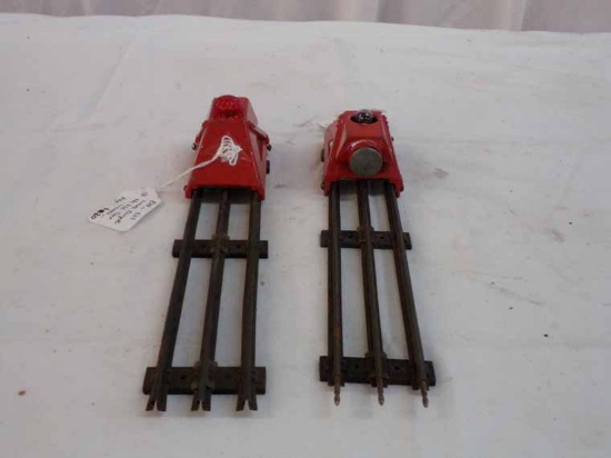 (2) Lionel Lighted Track Bumpers "O27"