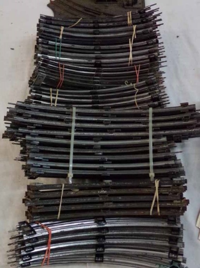 (40+) Pieces of Curved "O27" Track & (2) Derailers