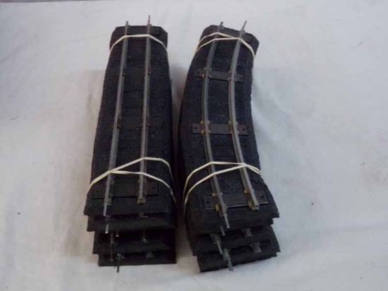 (10) Pieces "HO" Track w/ Rubber Base