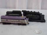Tyco #638 Locomotive w/ Chatanooga Tender(Front is Loose) 