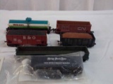 Lot of 6 Including Nickle Plate Rd 32ft Van Trailer(New In Package) 2 Full Coal Cars & 1 Empty & A T