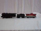 Lot of 3 Marx Cars Includes Engine #1829 w/ Tender & Pacemaker NYC Caboose (