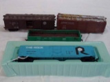 Lot of 4 Includes (3) Boxcars & a Gondola