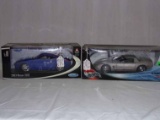 Lot of 2: Whelly 2003 Nissan 350Z, Hot Wheels C5 Corvette