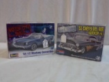 Lot of 2 Model kits still in plastic: 1964 1/2 Mustang convertable, Monogram 1955 Chevy BelAir