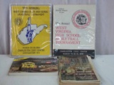 Lot of 4 Books Includes 1970 & 1983 WV High School Basketball Tournament Programs, 2 n 1 Knife & Raz