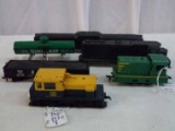 (6) Misc Train Cars, (2) Are Shells Only & Tanker Missing Platform & Wheels