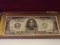 1934A $1,000 Bill In Wooden Display Case