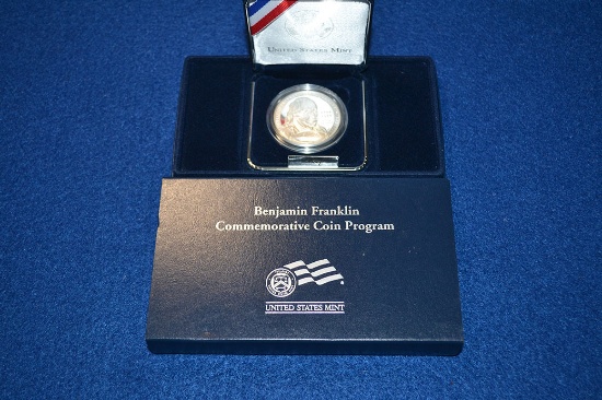 2006 US Mint Ben Franklin Proof Silver Dollar
