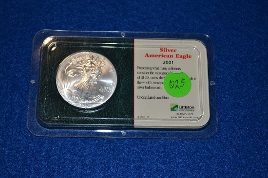 2001 US Silver Eagle