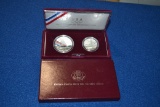 1992 US Mint Olympic Two Coin Proof Set