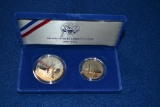 1986 United States Liberty Centennial Coin Set, Dollar and Half