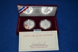 1995 US Mint US Olympic Two Coin Proof Set