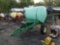John Deere Green 500 Gallon FieldReady Sprayer (on trailer) tow behind, 45' boon