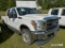 2016 FORD F250 4DR, 4X4 WHITE TRUCK, AUTOMATIC, AC, POWER WINDOWS, VINYL INTERIOR, 6.2L GASS ENGINE