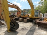 KOBELCO SK2250LC EXCAVATOR - LONG STICK, 5' CLEANOUT BUCKET, 32'' PANS, SHOWING 7558 HOURS SN:LL08-4