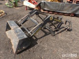 BULLDOG 285 FRONT-END LOADER ATTACHMENT FOR SMALL TRACTOR, 51'' BUCKET