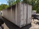 1998 THERMAKING 40' ALUMINUM REFRIGERATED CONTAINER w/ THERMAKING REFRIGERATED UNIT