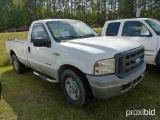 2005 Ford F250 DIESEL, 2WD, Long Bed, Fuel Tank & Tool Box in bed, 80% Tires, AC, Vinyl interior, Au