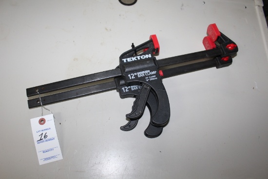 2- 12" Tekton Quick Adjust Bar Clamps.