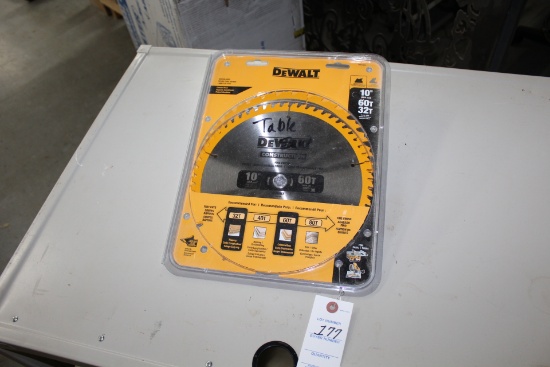 Dewalt 10" 60t & 32t Fast Cut & Fine Finish Saw Blades.