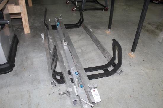 Aluminum Canoe Carrier For Sierra Truck.