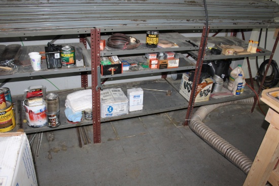 3 Sections Of Metal Storage Shelving.