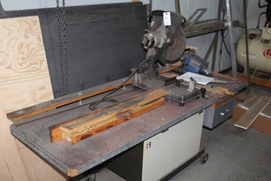 B&d Professional 12" Cut-off Saw & Wilton Cut-off Saw.