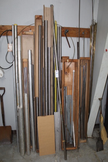 1 Lot Of Round Bar Stock- Steel, Aluminum, Stainless, Brass.