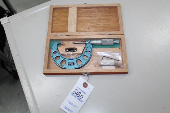 Fowler 1"-2" Micrometer W/box.