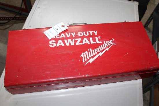 Milwaukee Heavy-duty Sawzall W/blades & Case.