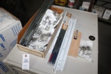 1 Lot Of Cabinet Hinges, Drawer Slides And Router Bit.