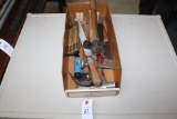 Box Of Hatchets, Claw Hammers, Stick Rules.